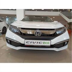 Honda Civic Fc5 2019-2021 Uyumlu Ön Sis Kaşı Kaplaması Nikelaj (makyajlı Kasa)