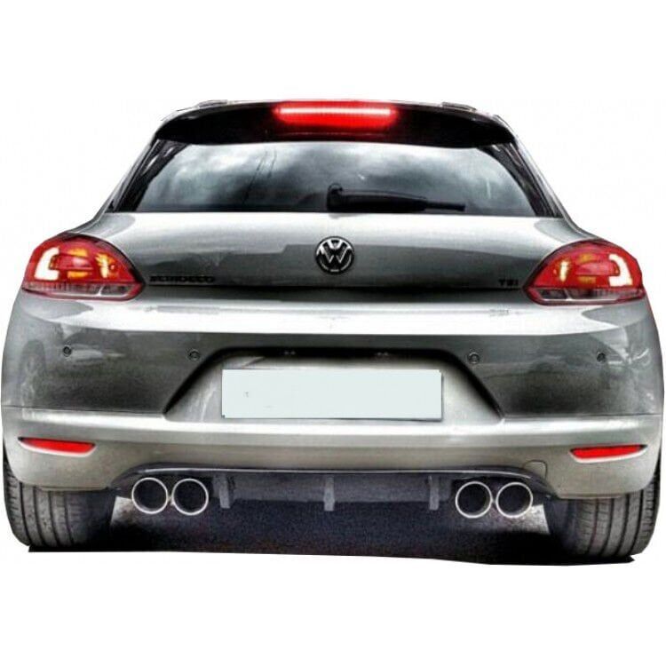 Volkswagen Scirocco 2009 - 2014 Uyumlu Sağ Sol Çift Çıkış Difüzör (Plastik)