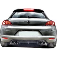 Volkswagen Scirocco 2009 - 2014 Uyumlu Sağ Sol Çift Çıkış Difüzör (Plastik)
