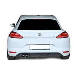 Volkswagen Scirocco Uyumlu Yedek Parça Makyajsız Soldan Çift Çıkış Difüzör (Plastik)