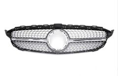 Mercedes W205 2019+ Uyumlu Yedek Parça Diamond Panjur Gri