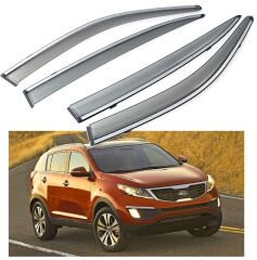 Kia Sportage 2010-2014 Uyumlu Yedek Parça Cam Rüzgarlığı / Krom