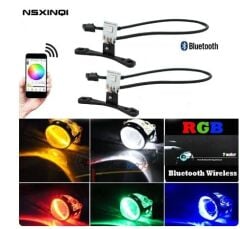 Bi Xenon Şeytan Gözü Ledi Cep Telefonu App Kontrollü