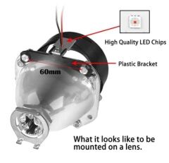 Bi Xenon Şeytan Gözü Ledi Cep Telefonu App Kontrollü