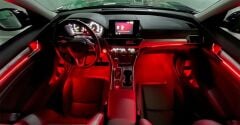 Honda Accord 2020+ Için Uyumlu Ambians Aydınlatma Ve Twetter Set- 64 Renk