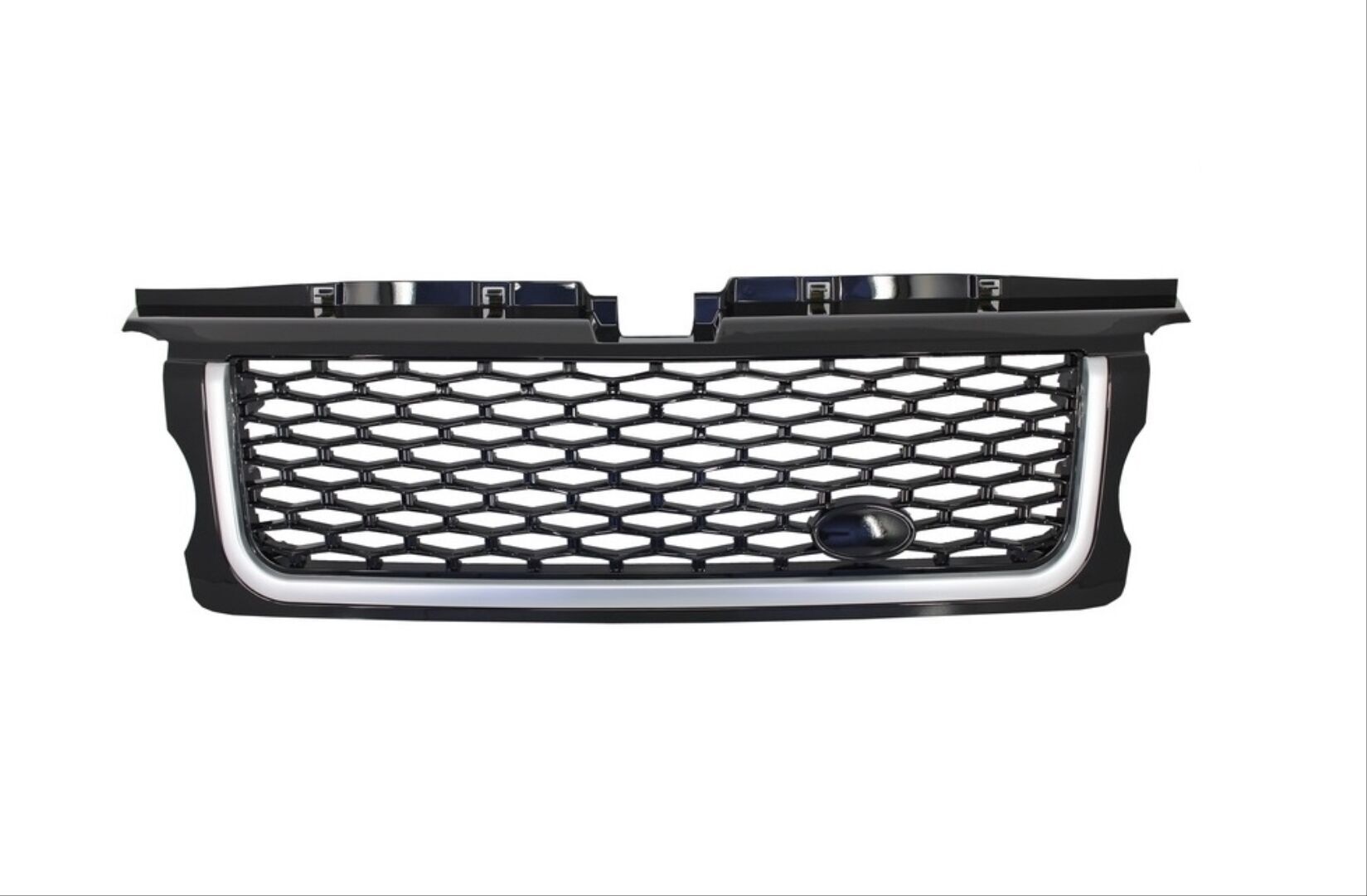 Range Rover Sport 2005-2009 İçin Uyumlu Yedek Parça Siyah Panjur (Gri Şeritli)