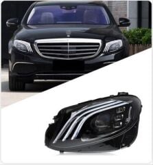 Mercedes Uyumlu Yedek Parça W213 E Serisi 2016+ İçin Maybach Görünüm Led Far