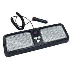 12 Modlu Kırmızı Mavi Çakmaklık Girişli Güneşlik Led Çakar Lamba