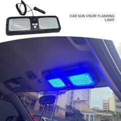 12 Modlu Kırmızı Mavi Çakmaklık Girişli Güneşlik Led Çakar Lamba