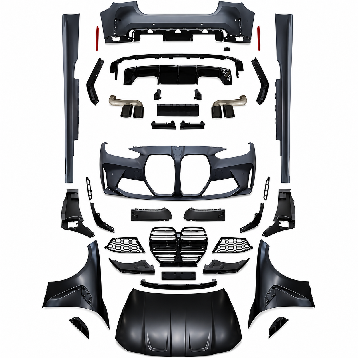 G22 M4 Kaputlu Çamurluklu Body Kit