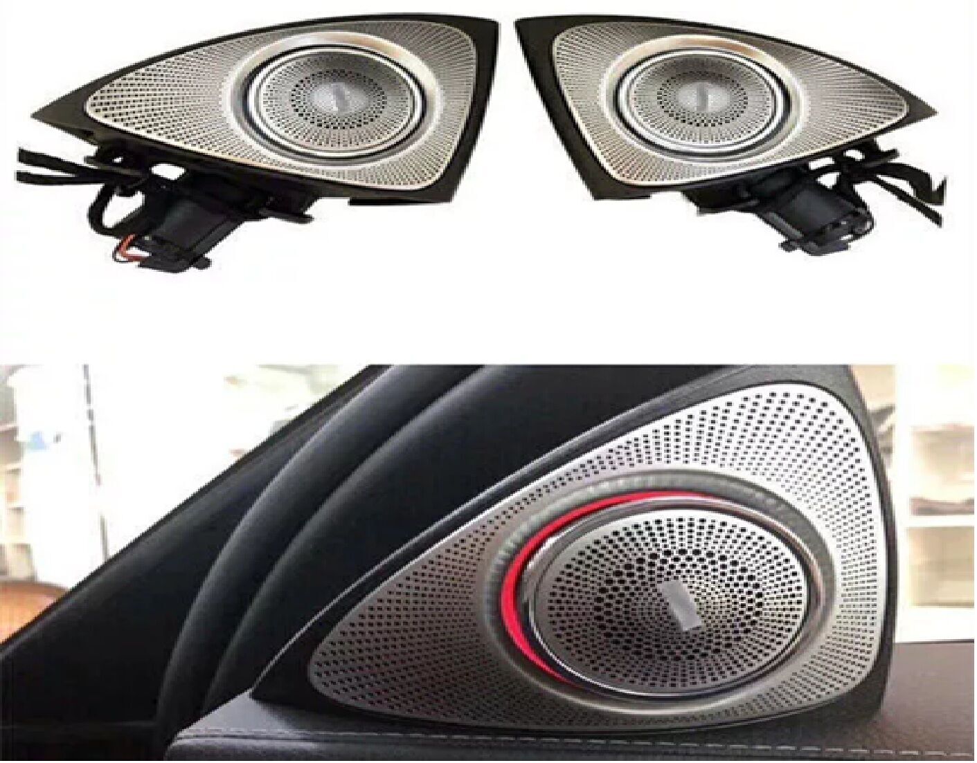 Mercedes S-Class W221 Araç Yılı 2009-2014 3D Işıklı Tweeter 64 Renk