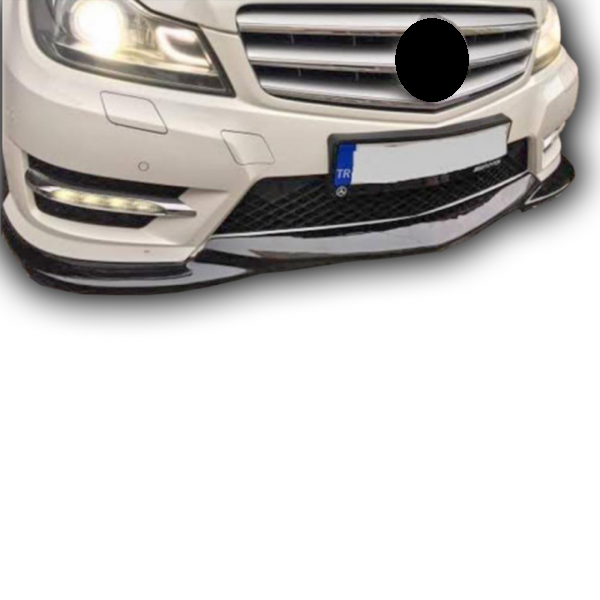 Mercedes W204 Makyajlı Uyumlu Ön Ek Boyasız Fiber