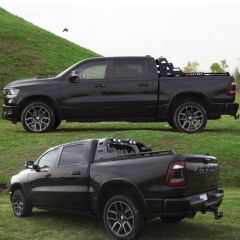 Toyota Hilux Revo 2010-2015 Uyumlu Yedek Parça Sepetsiz Ledli Roll Bar AQM4WD X10