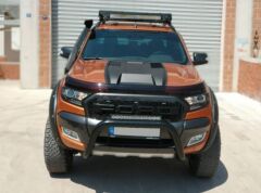 Ford Ranger Uyumlu 2015 ve Sonrası Siyah Ön Tampon Koruma PWT22
