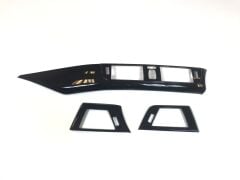 Bmw 3 Serisi F30 Uyumlu Yedek Parça Göğüslük Ve Menfez Kaplama Seti - Piano Black