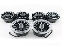 Mercedes E-Class W213 Araç Yılı 2016-2020 Ön Havalandırma Air Vent Işıklı 3 veya 64 Renk ayarlanabilir