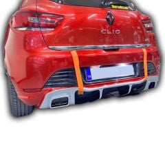 Renault Clio 4 Uyumlu Rs Arka Ek Boyasız Fiber