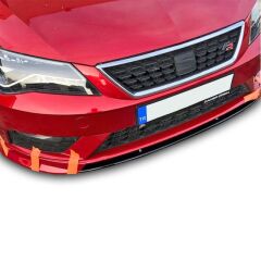 Seat Leon 2017+ Uyumlu Ön Tampon Eki Boyasız Fiber