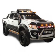 Ford Ranger Uyumlu Yedek Parça   2006+ Off Road Ön Koruma Krom Face Off AQM4WD PST14