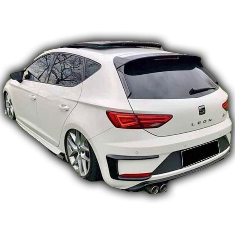 Seat Leon Uyumlu Arka Tampon Kaşı Boyasız Fiber
