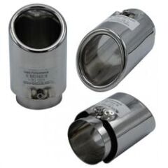 Volkswagen Golf 7 Vidalı DBL Uyumlu Yedek Parça Krom Egzoz Ucu 100-001