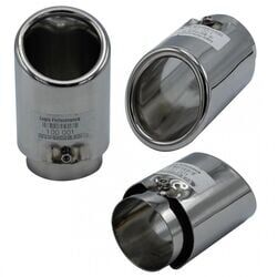 Volkswagen Golf Uyumlu Yedek Parça Vidalı DBL Krom Egzoz Ucu 100-001