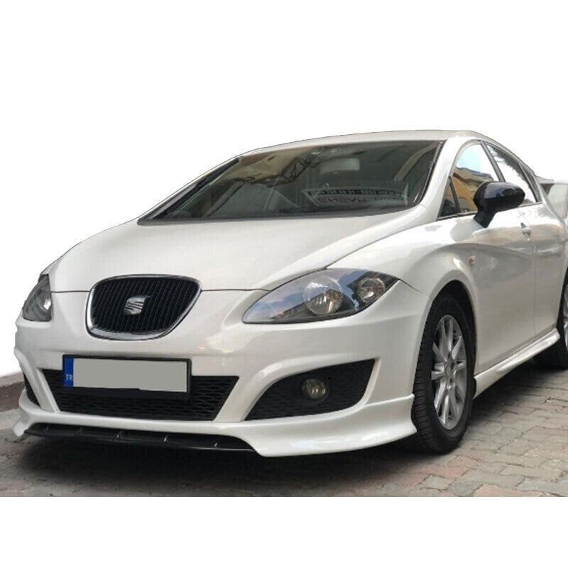 Seat Leon Uyumlu MK2 Makyajlı Ön Tampon Eki Boyasız Fiber