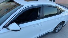 Honda Cıvıc FE1 2022 Için Uyumlu Cam Rüzgarlığı (Krom)