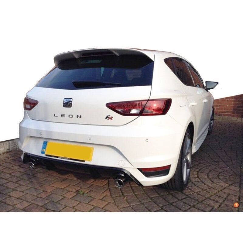 Seat Leon MK3 Uyumlu Aero Arka Tampon Boyasız Fiber