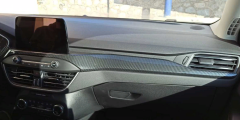 Ford Focus Uyumlu 2019+ Konsol Çıtası - Karbon (abs)