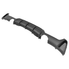 BMW 4 Serisi F32-F36 2014-2020 Uyumlu Yedek Parça M Difüzör Çift Çıkış İnce Piano Black