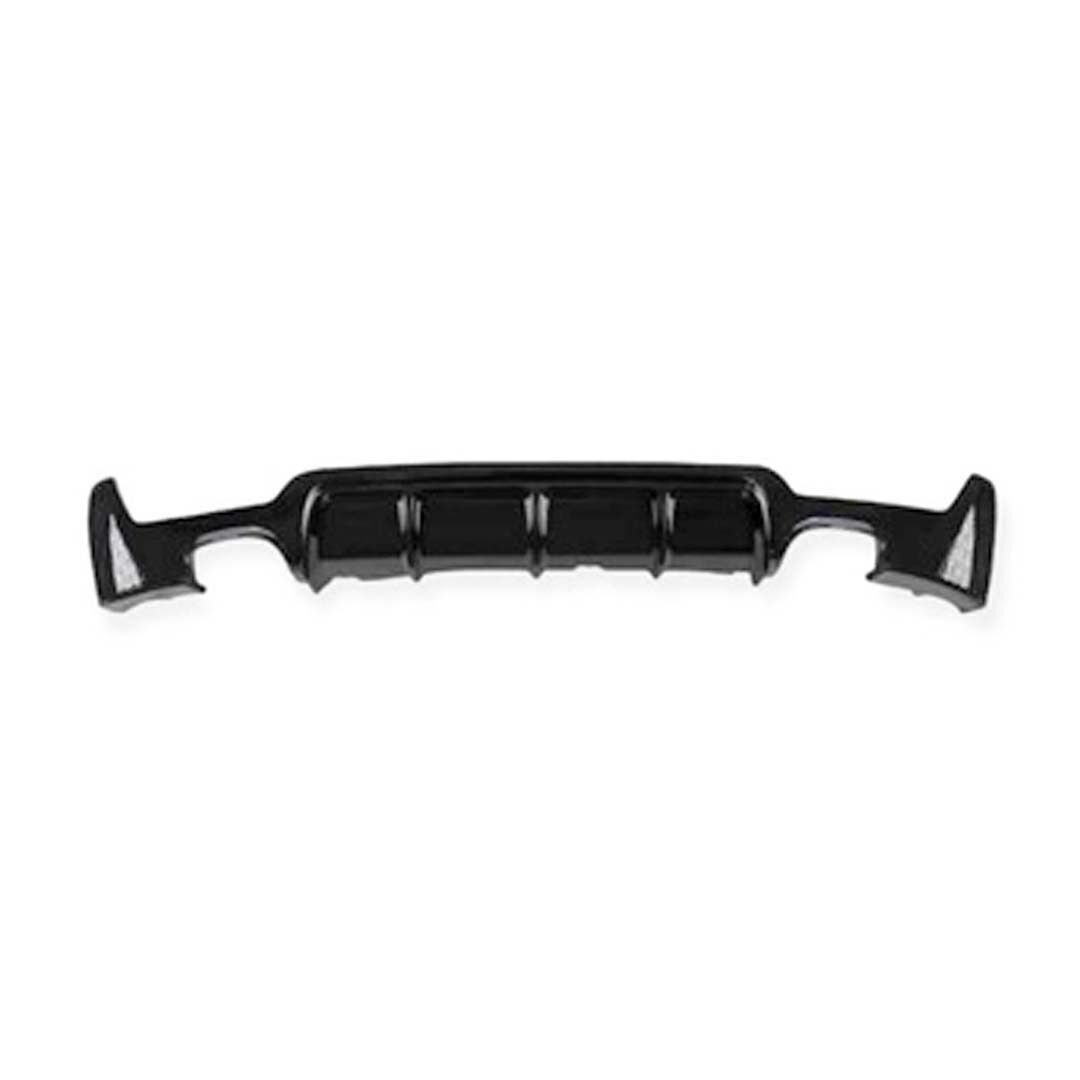 BMW 4 Serisi F32-F36 2014-2019 Uyumlu M Difüzör Çift Çıkış Kalın Piano Black