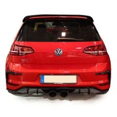 Volkswagen Golf 7 Uyumlu R400 Arka Tampon Kaşı Boyasız Fiber