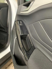 Ford Focus Uyumlu 2019+ Kapı Kolçak Kaplama Karbon(abs)