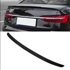 Audi A6 2019 Uyumlu Yedek Parça Spoiler Boyasız Fiber