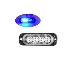 12W 4 Ledli Mavi Fonksiyonlu Çakar Led