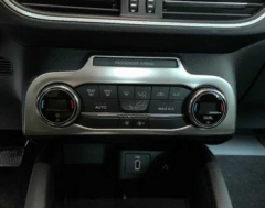 Ford Focus Uyumlu 2019+ Klima Panel Kaplama Sılver(paslanmaz Çelık)