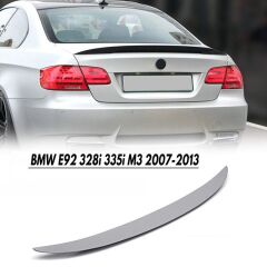 Bmw E92 Uyumlu Yedek Parça Düz  Coupe Spoiler Boyasız Fiber