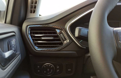 Ford Focus Uyumlu 2019+ Menfez Kaplama Karbon 2 Parça (abs)