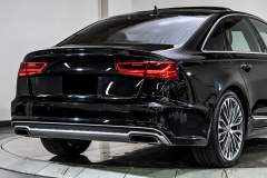 Audi A6 W12  2012-2016 Uyumlu Arka Tampon Difüzör Plastik