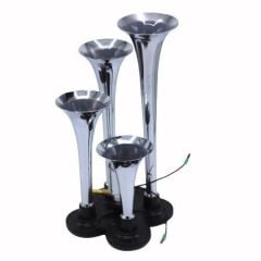 4 Borulu Yankılı Korna Havalı Elektrikli Korna