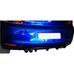 Volkswagen Scirocco Uyumlu Yedek Parça Makyajsız Kasa Difüzör Tek ÇıkışlıBoyasız