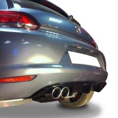 Volkswagen Scirocco Uyumlu Yedek Parça Makyajsız Kasa Difüzör Tek ÇıkışlıBoyasız