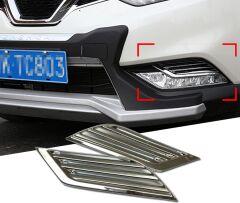 Nissan Qashqai 2015-2019 Uyumlu Sis Farı Kromu