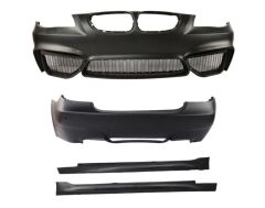 Bmw 5 Serisi E60 2003-2009 Uyumlu M4 Body Kit (Ön-Arka Tampon-Panjur-Ön Lip)