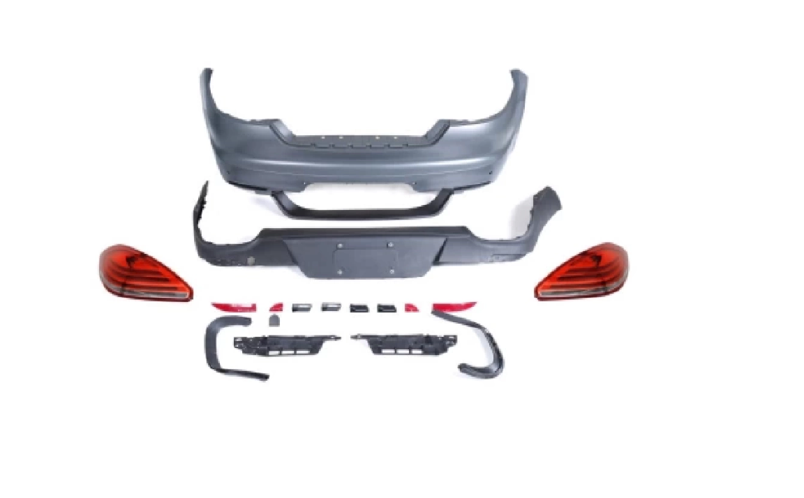 Panamera 2011-2013 İçin Uyumlu Arka Tampon + Stop Facelift