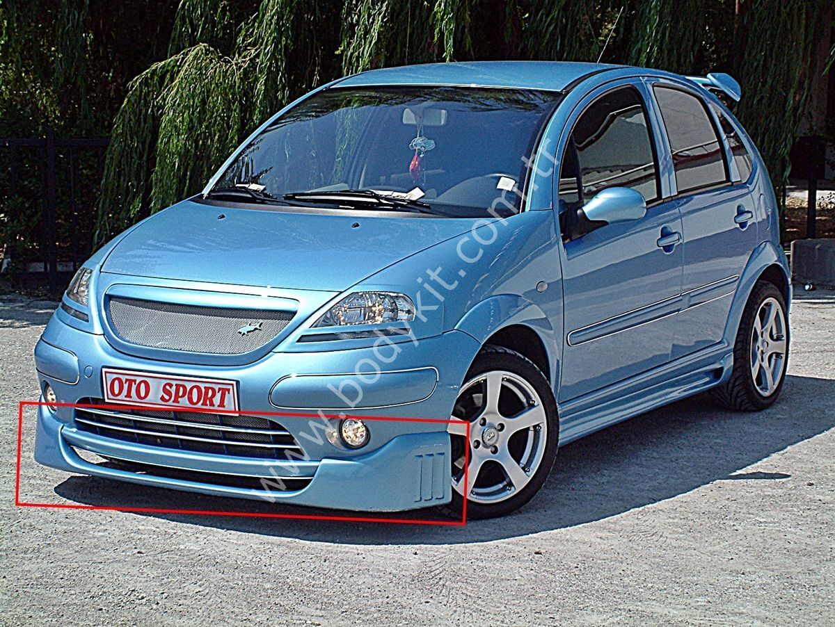 Citroen C3 Uyumlu Yedek Parça Ön Tampon Eki