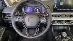 Honda Cıvıc FE1 2022 Için Uyumlu Dıreksiyon Kaplama Seti 2 Parça - Karbon