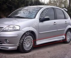 Citroen C3 Uyumlu Yedek Parça Delikli Marşpiyel