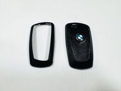 Bmw F10 ve F30 Uyumlu Yedek Parça Şık Tasarım Anahtarlık Kumanda Kabı Siyah
